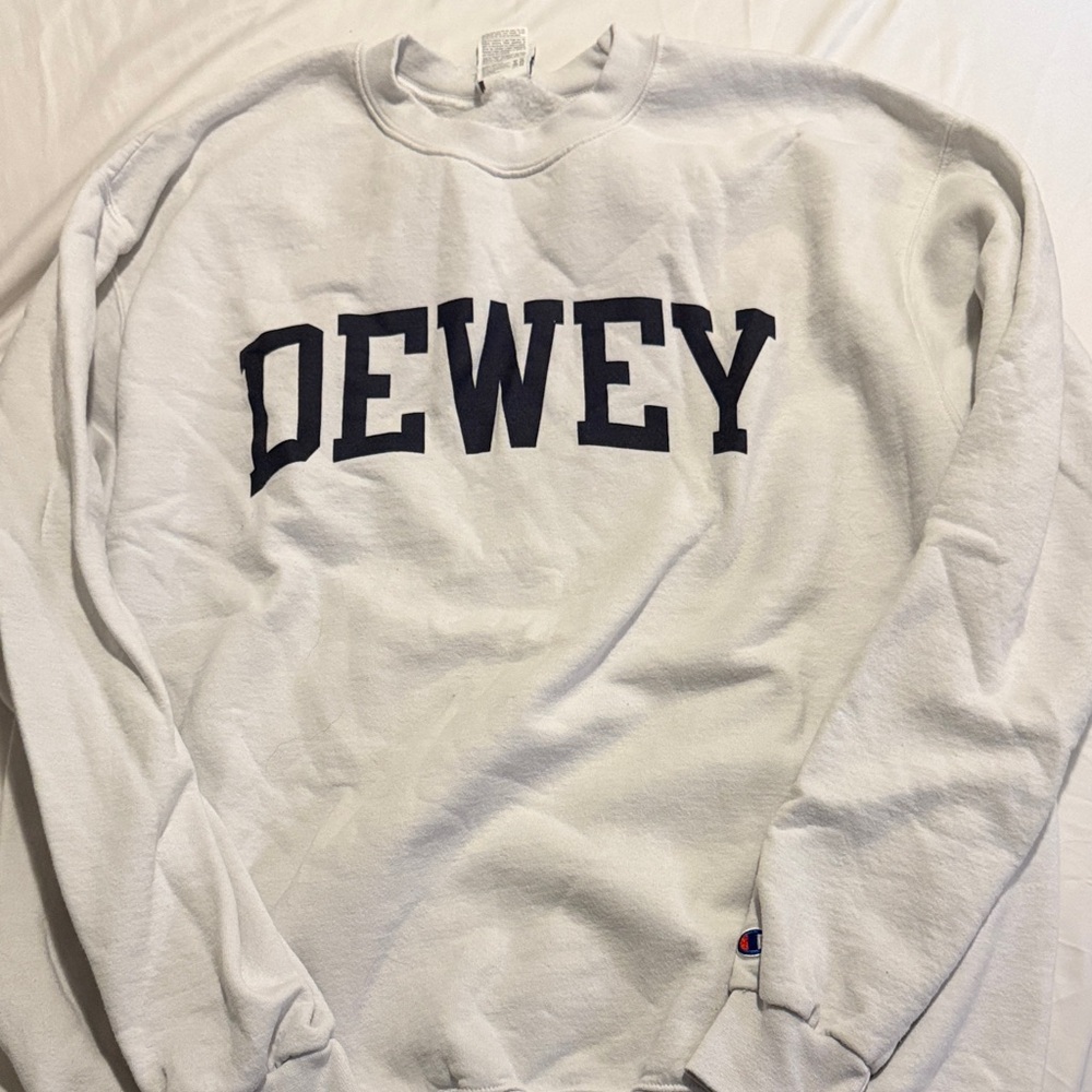 Champion White Crewneck Sweater